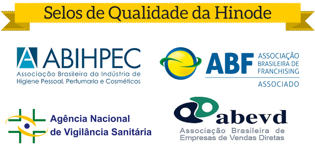 selos de qualidade hinode